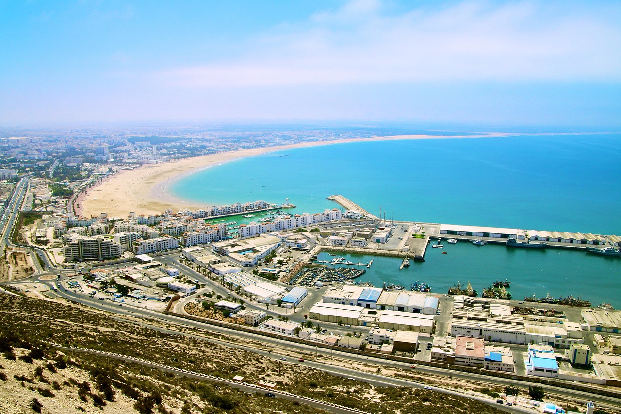 Agadir, morocco, africa, sea, beach, nature, ocean, maroc