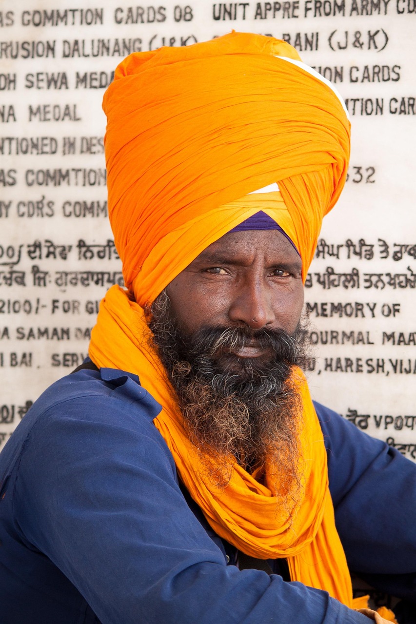 Sikh, india, turban, amritsar, orange, beard, sikh, sikh, sikh, sikh, sikh, amritsar