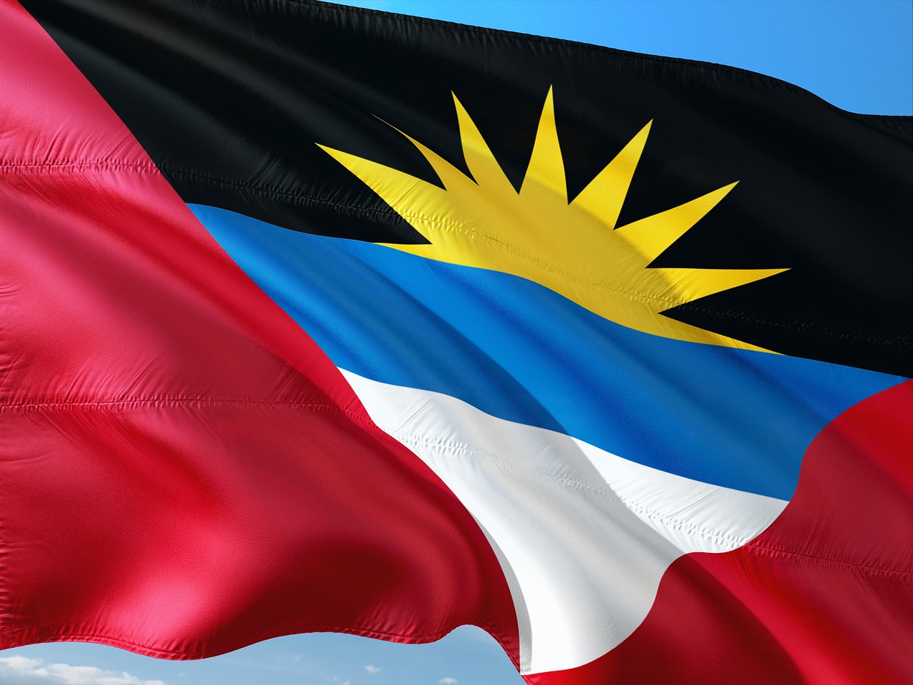 Banner, flag, antigua-and-barbuda