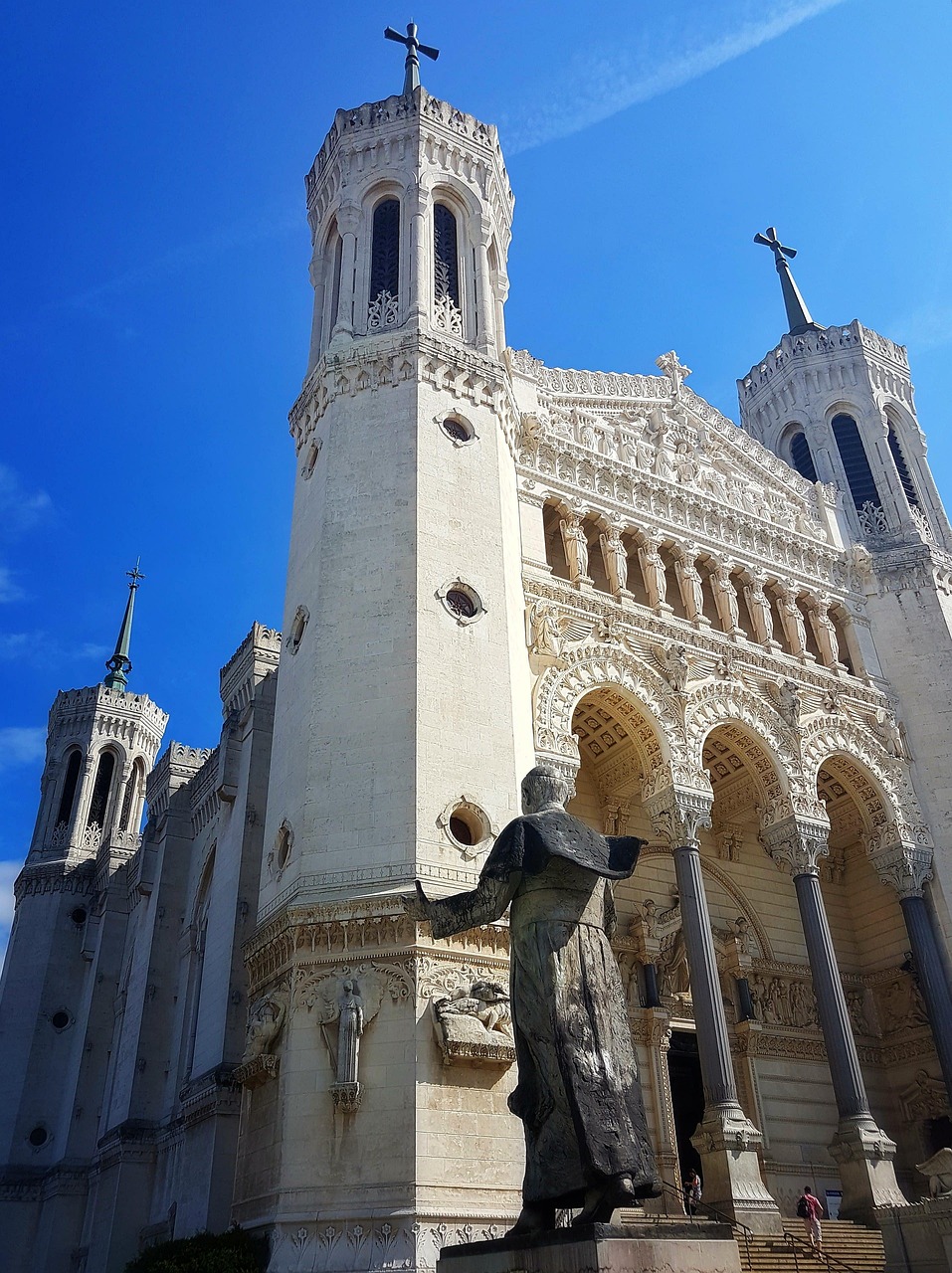 Cathedral, basilica, monument, religion, notre-dame de fourvière, church, lyon, france, lyon, lyon, lyon, lyon, lyon