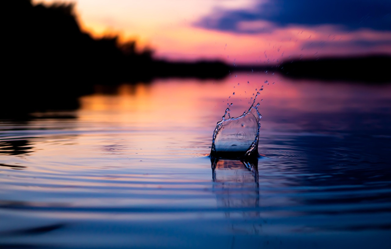 Throw, nature, stone, colorful, night, summer, archipelago