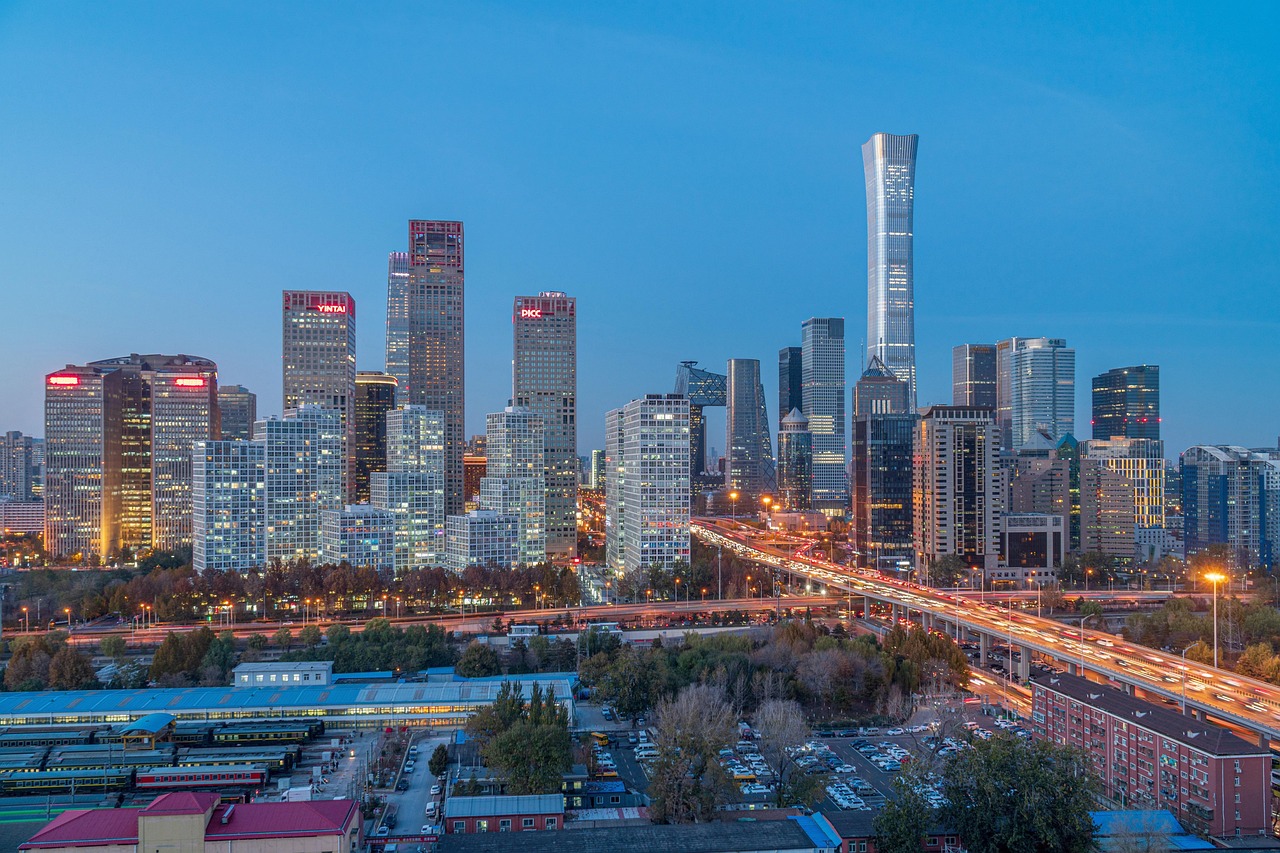 City, skyline, twilight, night, evening, city lights, buildings, towers, skyscrapers, downtown, urban, beijing, china, beijing, beijing, beijing, beijing, beijing, china, china