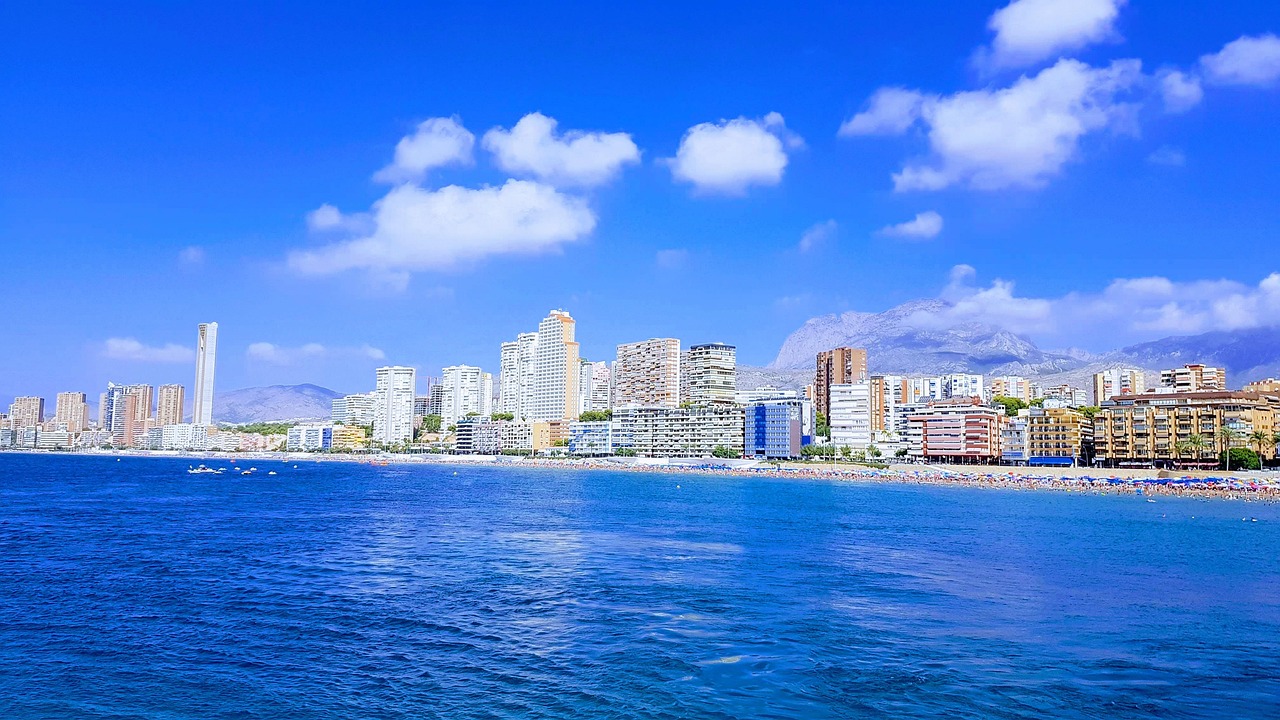 Benidorm, skyline, spain, city, architecture, skyscraper, holiday, tourism, sights, building, urban, travel, benidorm, benidorm, benidorm, benidorm, benidorm