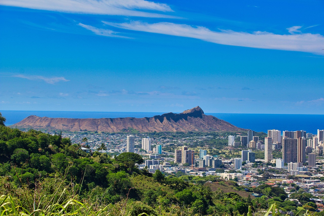 Diamond head, volcano, crater, volcanic crater, landmark, honolulu, city, waikiki, hawaii, diamond head, diamond head, honolulu, honolulu, honolulu, honolulu, honolulu, waikiki