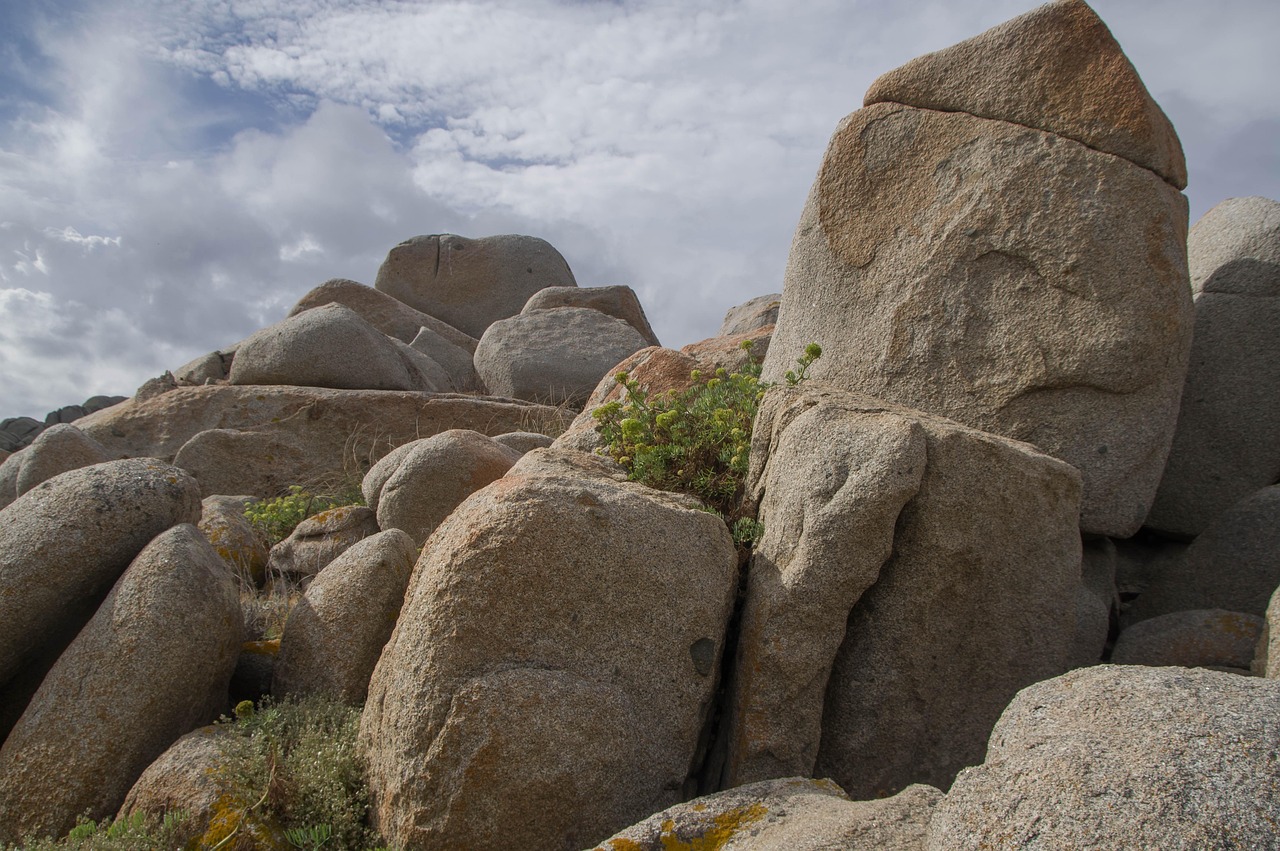 Corsican, lavezzi isles, blocks, rocks, granite