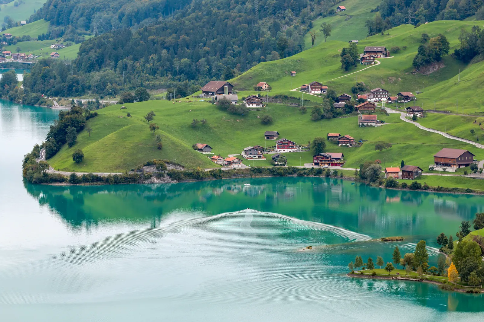 Brienz on Lake Brienz in the Bernese Oberland