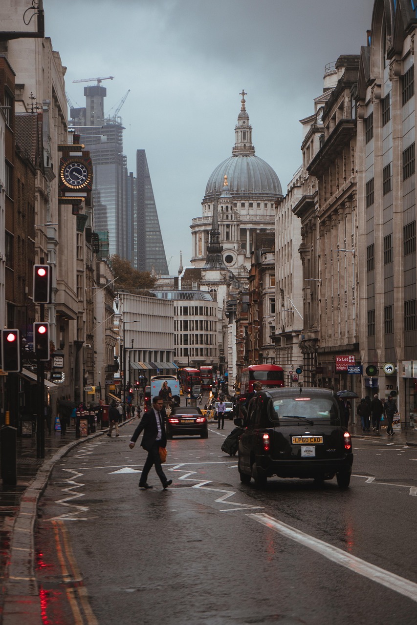 Road, street, london, traffic, city, pedestrian, cars, vehicles, buildings, downtown, urban, twilight, evening, uk, london, london, london, london, london