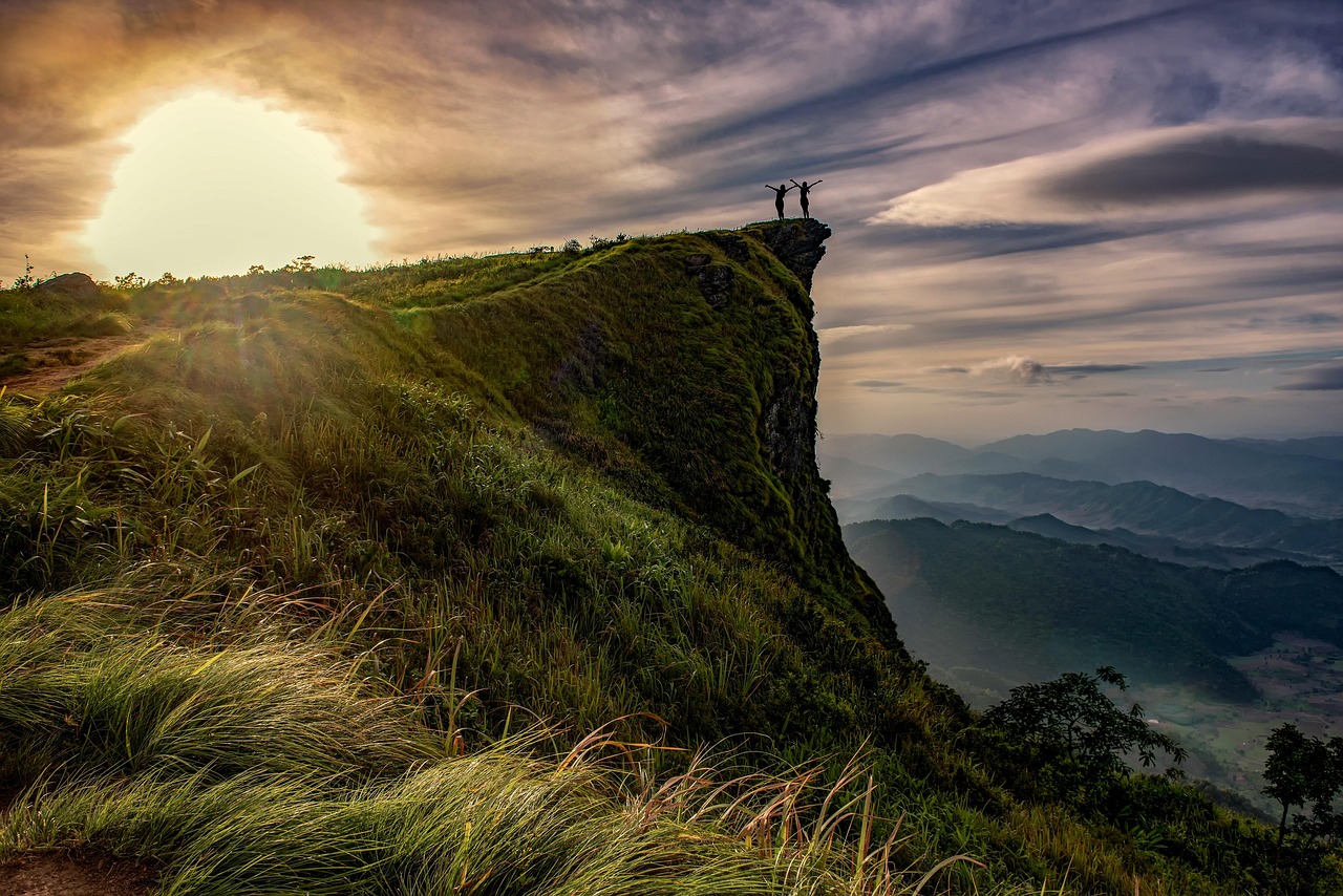 Cliff, adventure, above, hiking, chiang rai, dawn, destination, extreme, freedom, high, hill, joy, morning, nature, outdoor, mountain, summer, sunlight, sunrise, sunset, thailand, cliff, cliff, advent