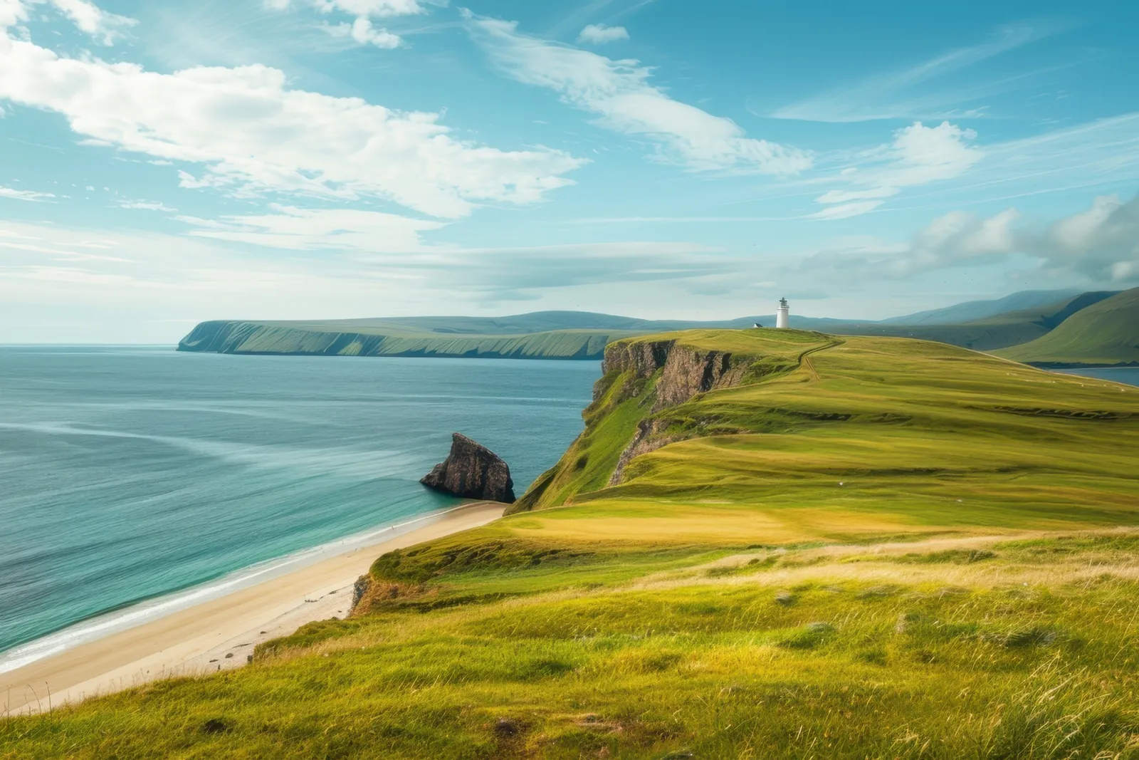 Panoramic view of the Dingle Peninsula, County Kerry