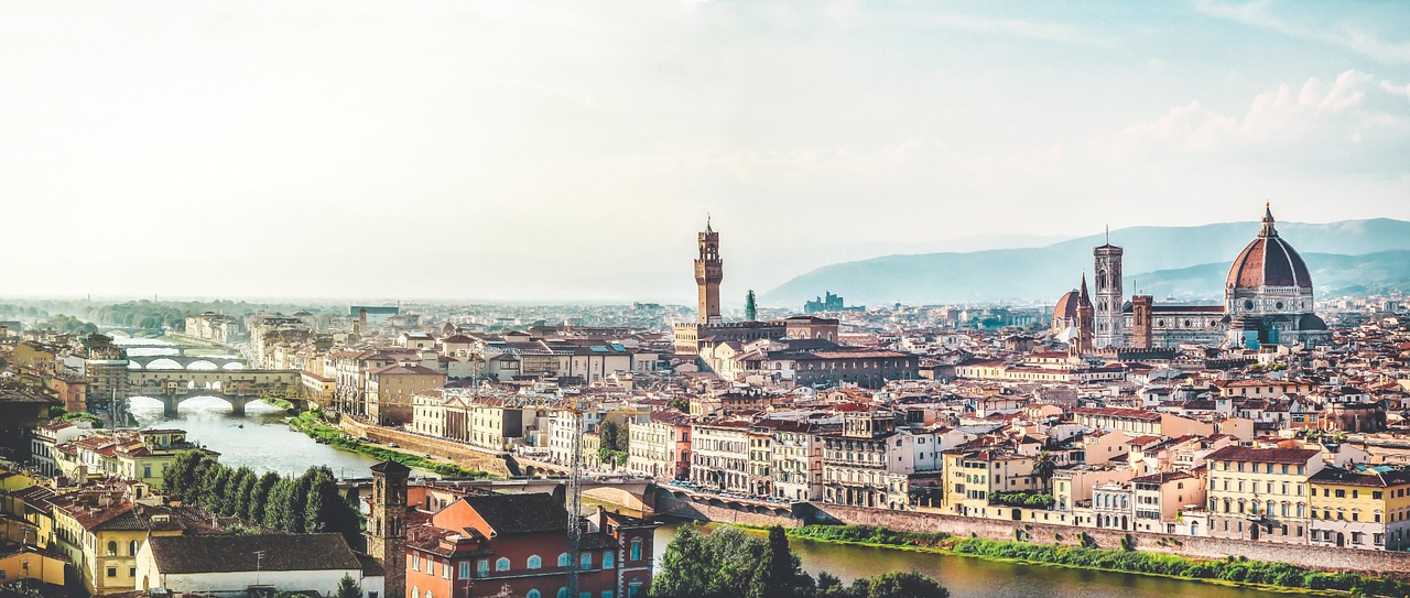 Cathedral, church, towers, structures, dom, tuscany, panorama, places of interest, architecture, firenze, renaissance, vacations, arno river, italy, florence, italy, italy, italy, italy, italy, floren
