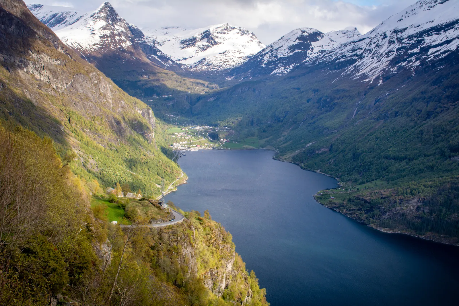 View over the Geirangerfjord