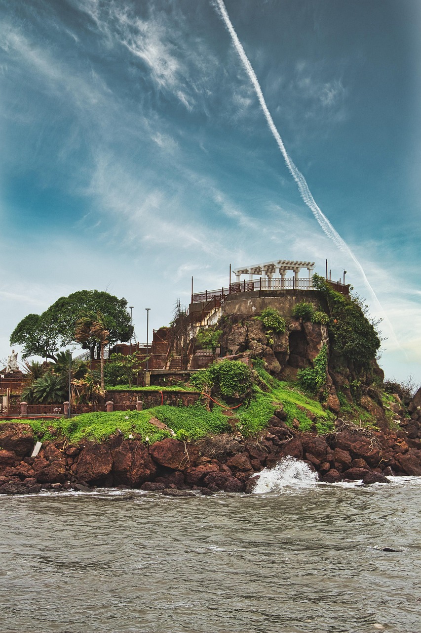 Island, sea, ocean, nature, india, landscape, vacation, goa
