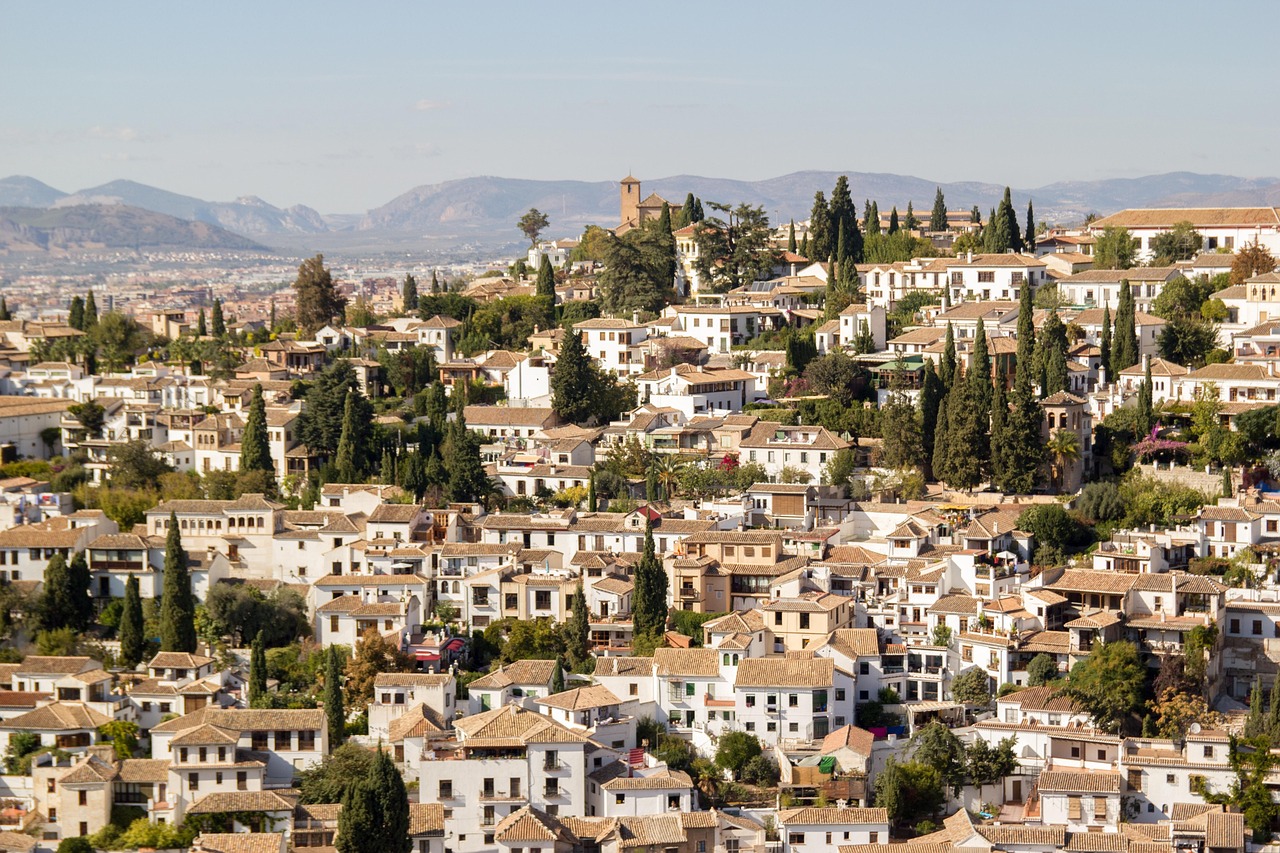 Granada, albaicin, albayzin, skyline, panoramic, district, unesco, landscape, culture, travels, albaicín, andalusia, spain, travel, tourism, traveling, to explore, muslim art, granada, granada, granad
