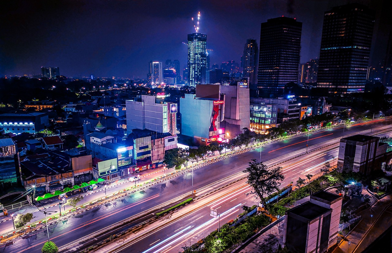 Jakarta, indonesia, night, cityscape, city, skyscraper, architecture, modern, illuminated, high rise, elevated, jakarta, jakarta, jakarta, jakarta, jakarta