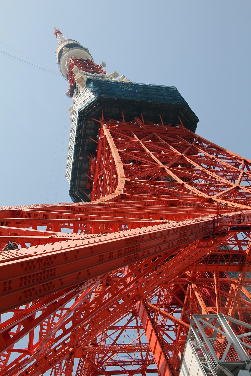 Tokyo tower, landmark, japan, architecture, attraction, famous, tourist, tokyo tower, tokyo tower, tokyo tower, tokyo tower, tokyo tower