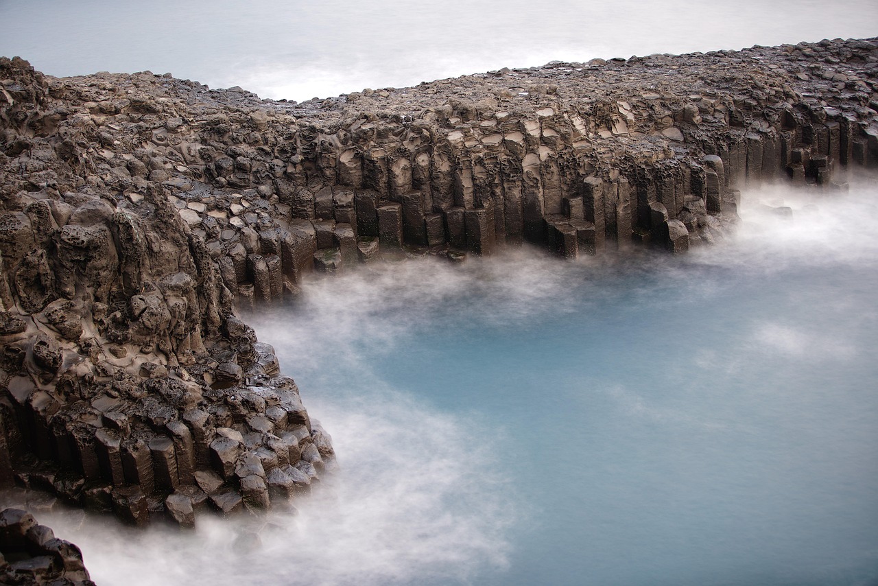 Jusangjeolli cliff, coast, sea, ocean, fog, coastline, cliff, rock formation, rock, volcanic island, tourism, nature, jeju island, jeju sea, basalt, korea, south korea, cliff, cliff, cliff, cliff, cli