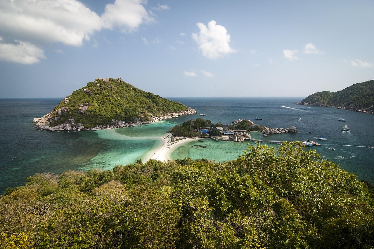 Thailand, sea, beach, water, vacation, sand, summer, tourism, palm trees, island, nature, coast, wave, surf, water ripple, ko tao, ko tao, ko tao, ko tao, ko tao, ko tao