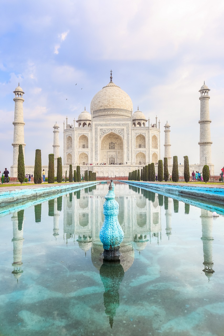 Taj mahal, building, nature, architecture, mausoleum, water, pond, heritage, historic, historical, agra, india