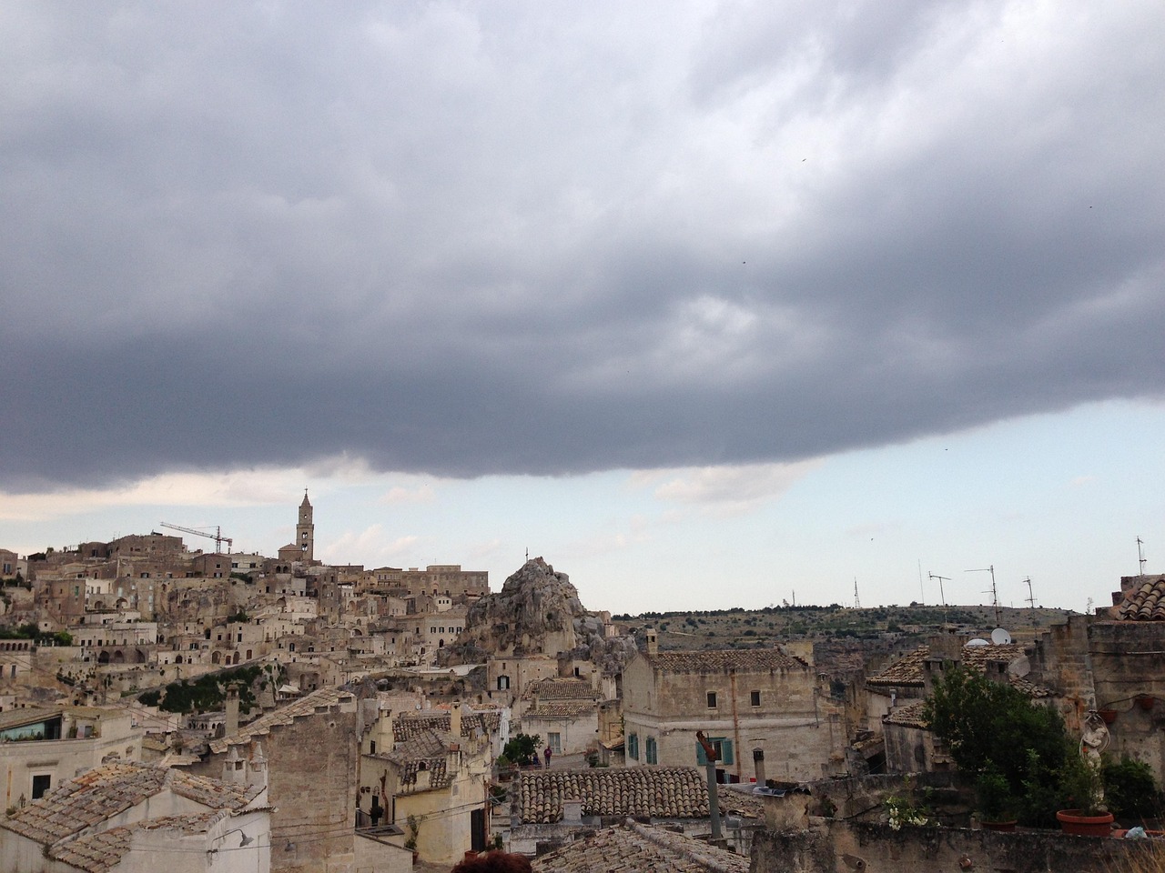 Italy, matera, skyline, city, cityscape, landmark, culture, ruins, old, ancient, history, historic, monument, historical, structure, architecture, Italy, Matera, Basilicata