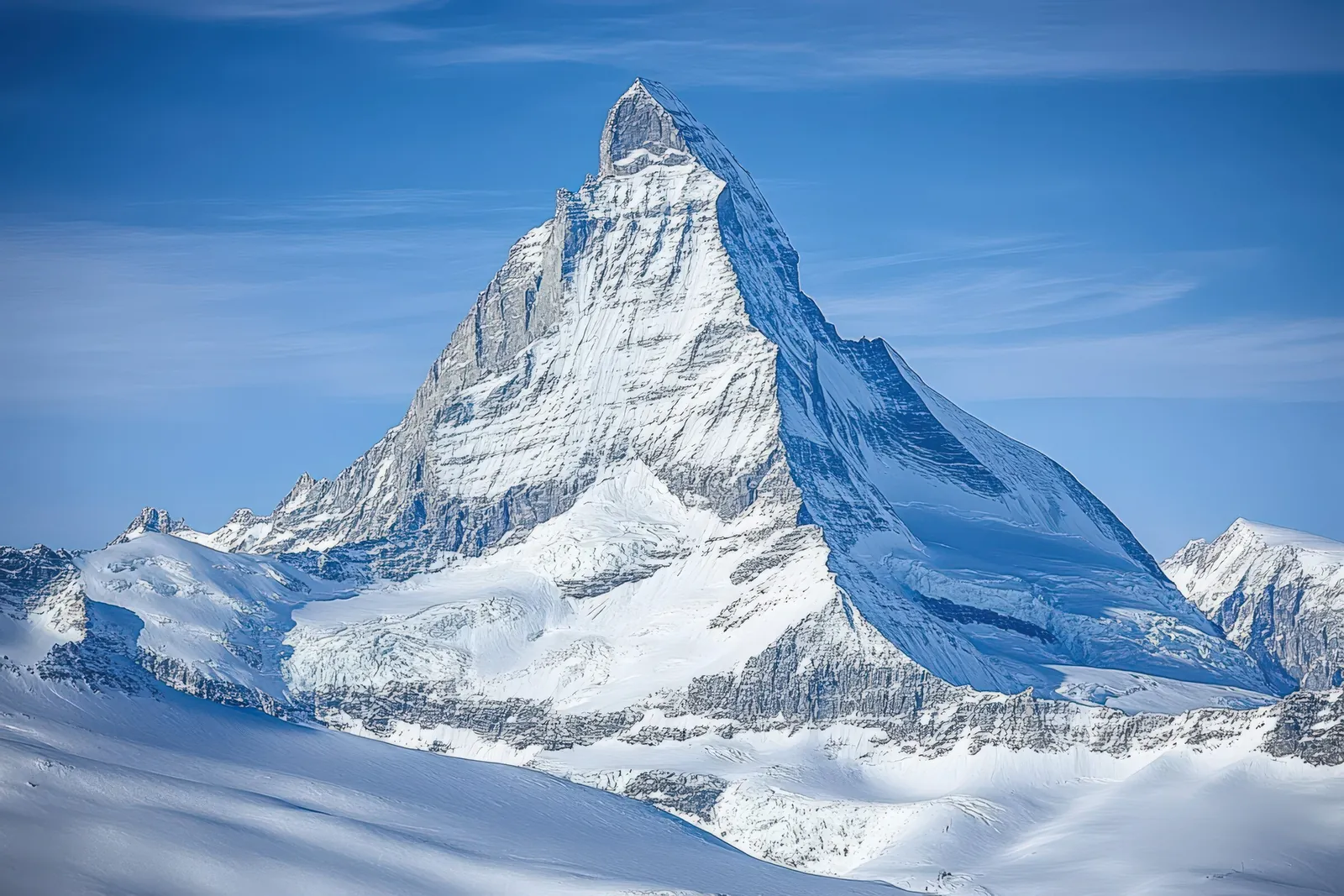 The Matterhorn above Zermatt
