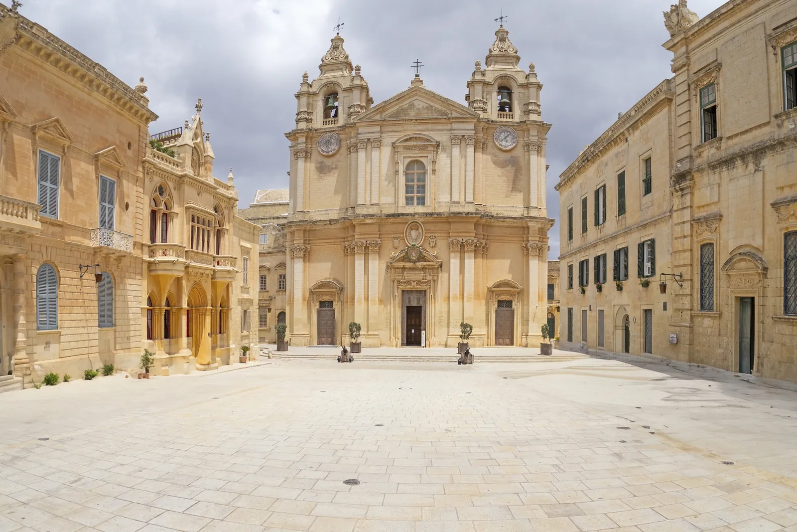 St. Paul's Cathedral in the walled city of Mdina