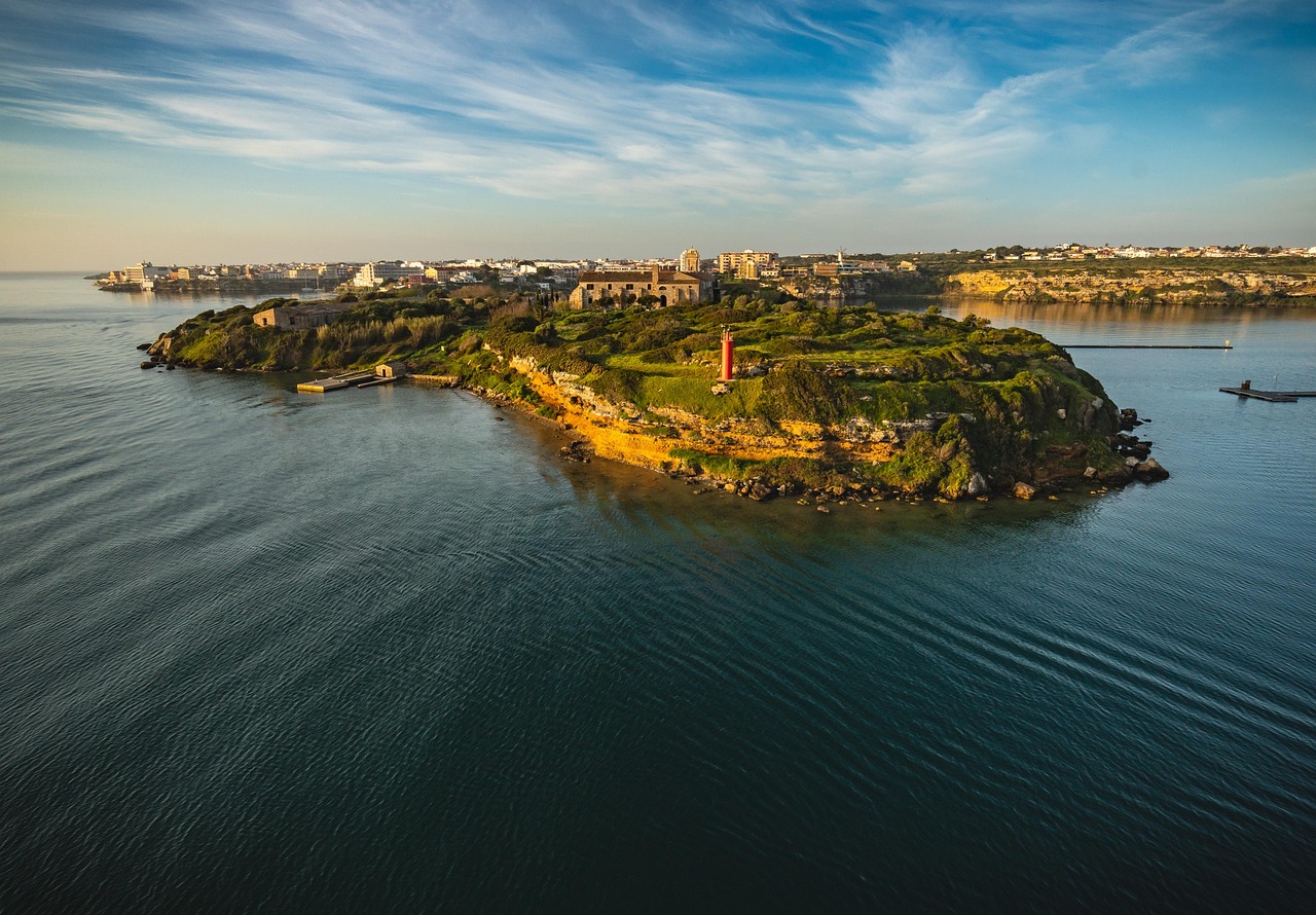 Island, sunrise, water, nature, warmth, sea, summer, vacations, coast, menorca, spain