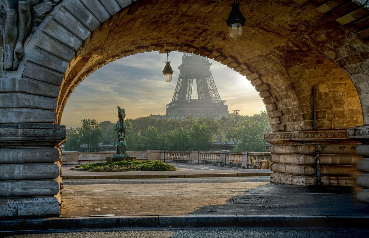 Arch, alley, street, road, eiffel tower, viaduct, paris, paris, paris, paris, paris, paris