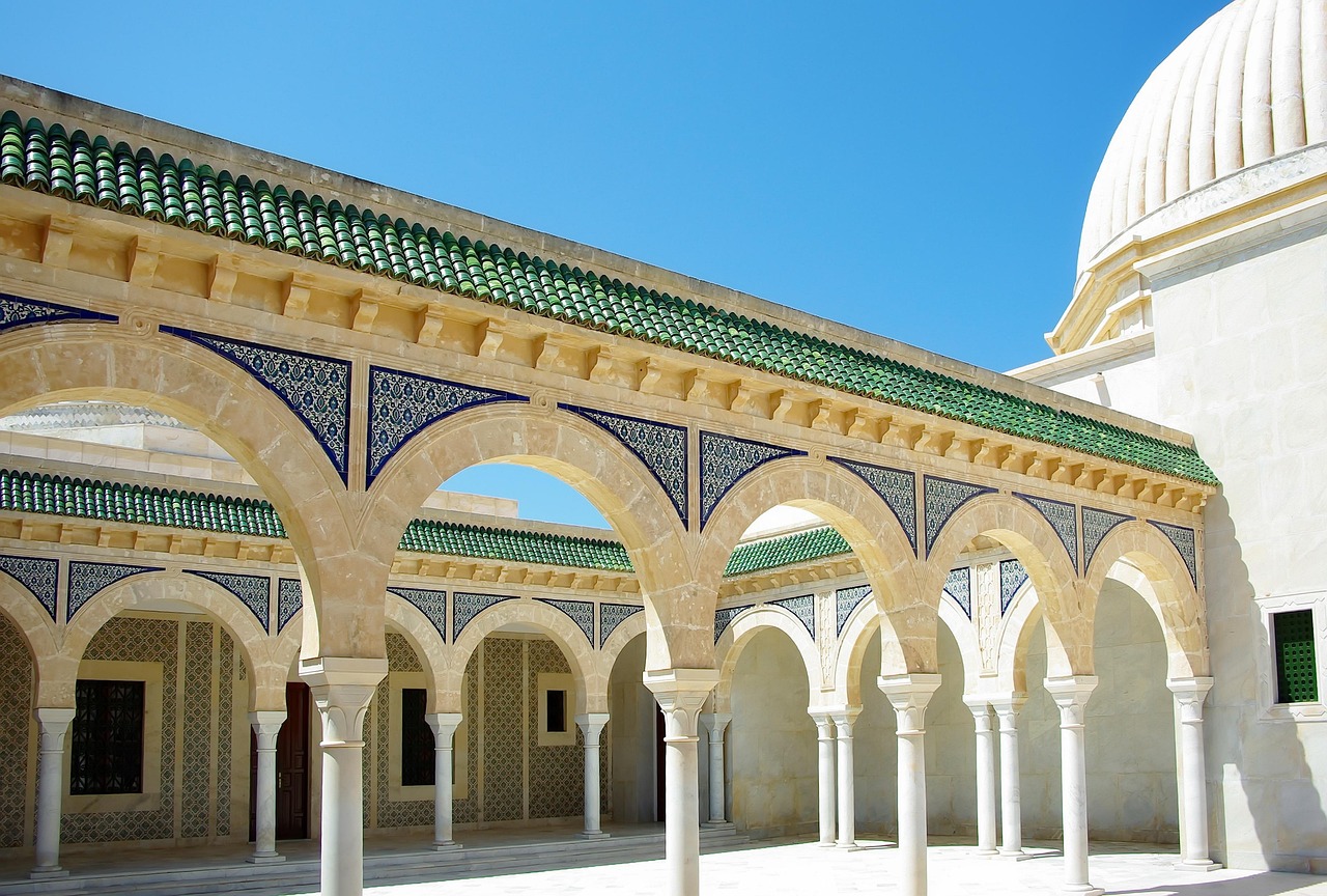 Tunisia, monastir, arcades, dome, mausoleum, columns, monument, architecture, heritage, tunisia, tunisia, tunisia, tunisia, tunisia