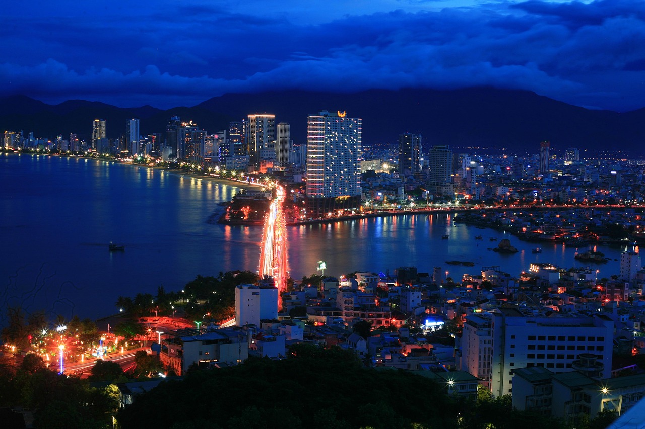 Downtown, city, nha trang, vietnam, skyline, skyscrapers, urban, nha trang, nha trang, nha trang, nha trang, nha trang