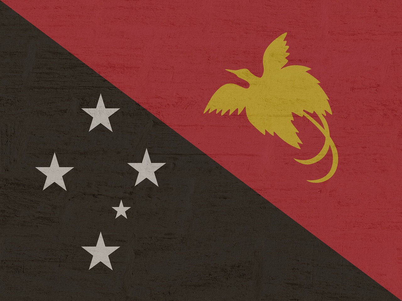 Papua new guinea, banner, flag