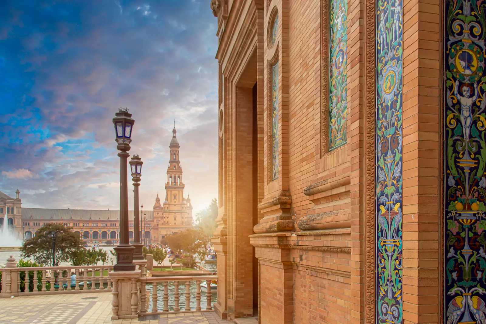 Plaza de España in the Parque de María Luisa, Seville