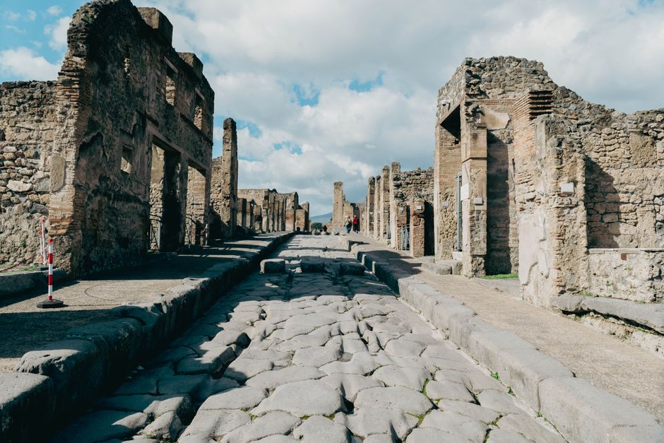 Explore the historic ruins of Pompeii with stunning ancient architecture, showcasing Italian heritage.