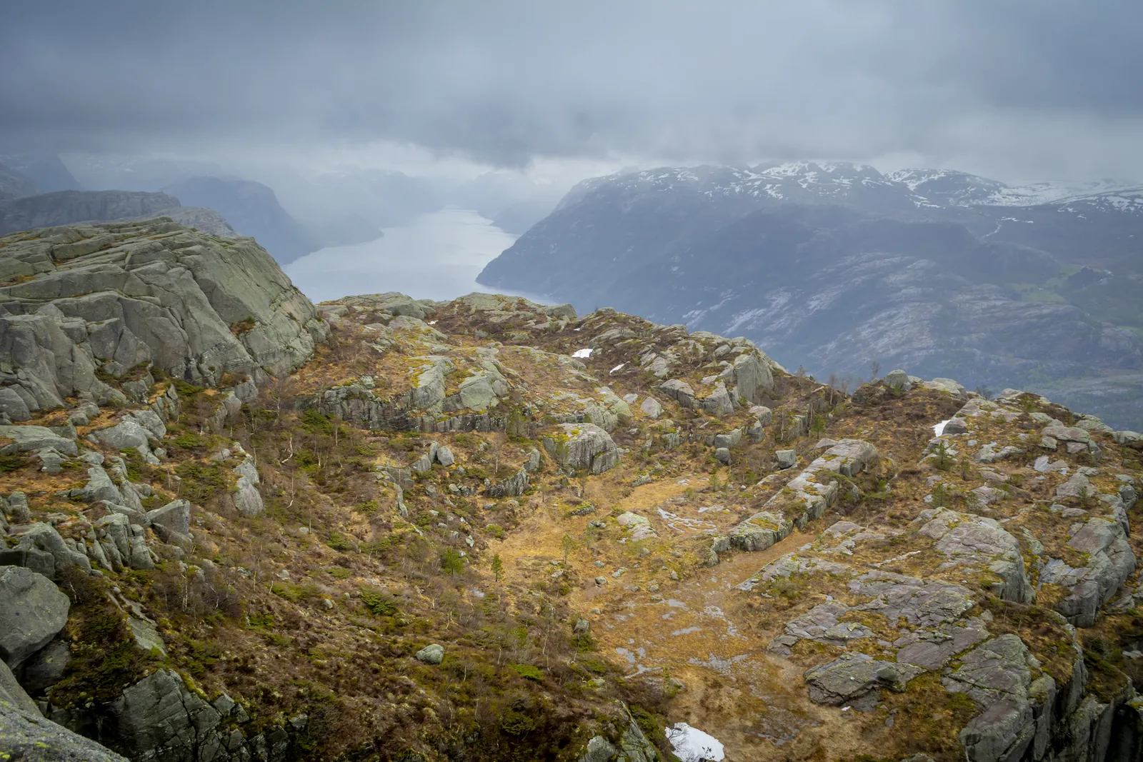 Lysefjord seen from Preikestolen (Pulpit Rock)