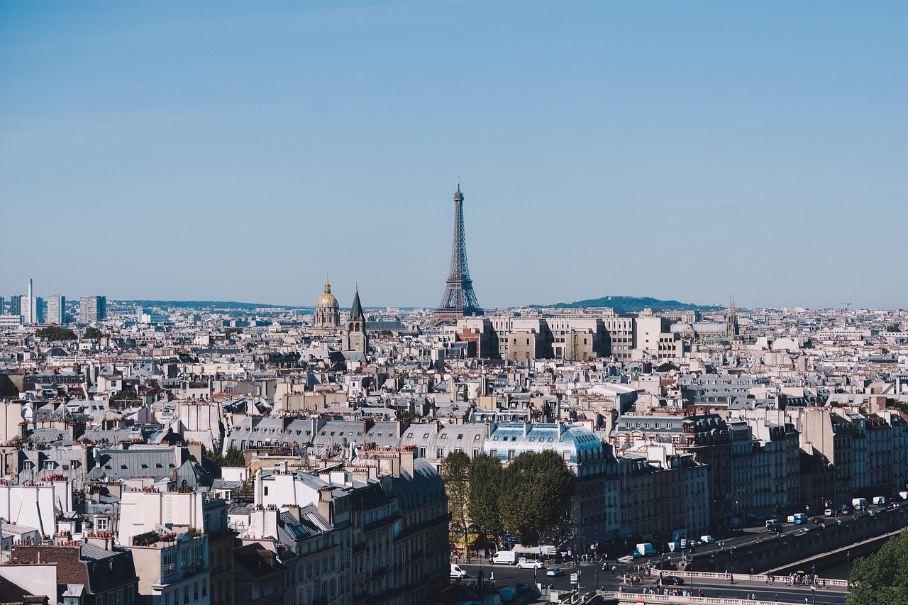 Paris, architecture, france, city, landmark, building, tower, historic, europe, urban, tourism, monument, travel, famous, european, cityscape, capital, french, attraction, sightseeing, skyline, blue c