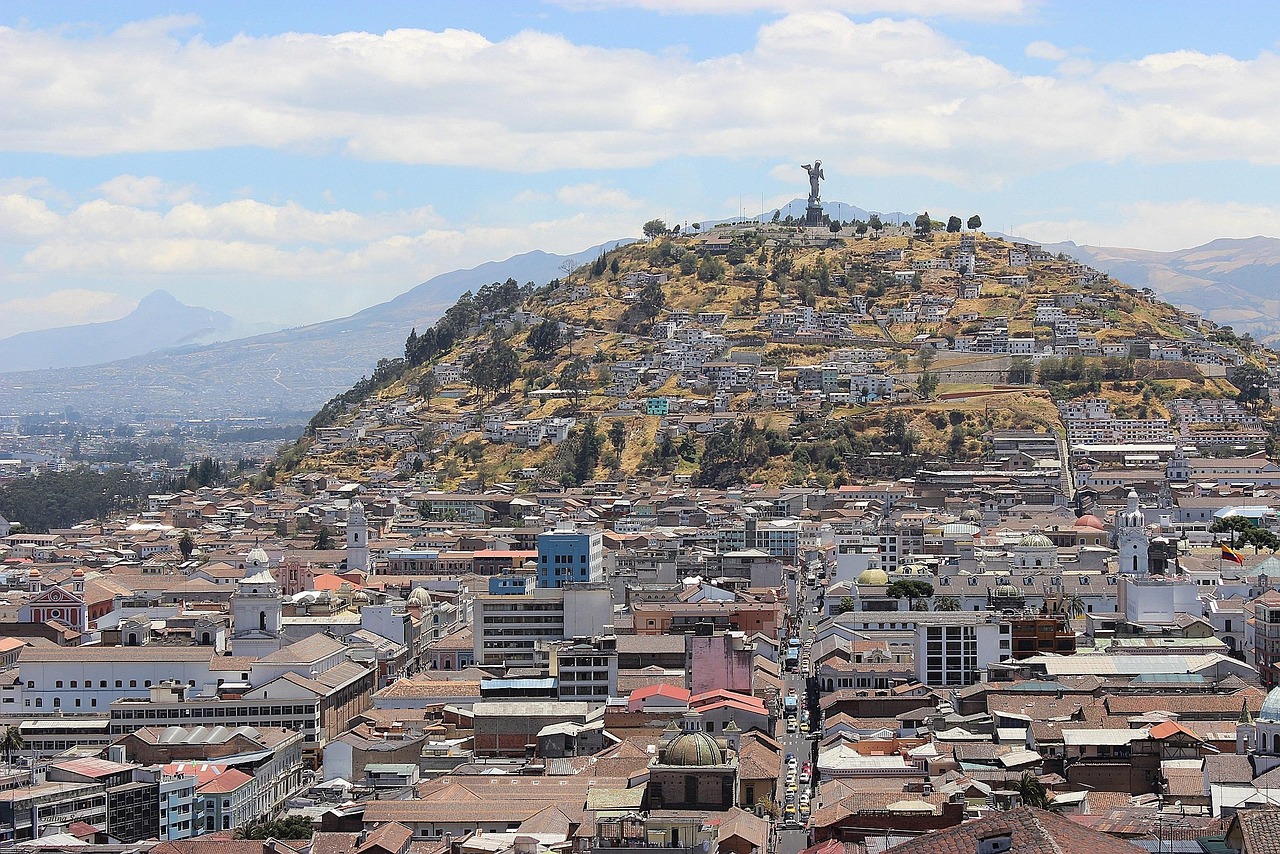 Quito, ecuador, travel, latin, view, tourism, landmark, landscape, mountains, mountain, urban, el panecillo, nature, virgen de quito