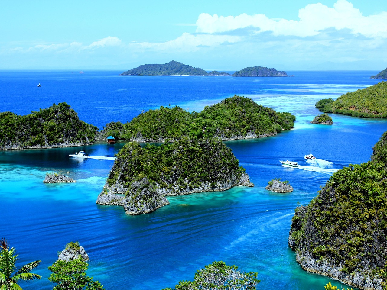 Piaynemo, raja ampat, indonesia, west papua, sea, landscape, view, ocean, vacation, nature, islands, waves
