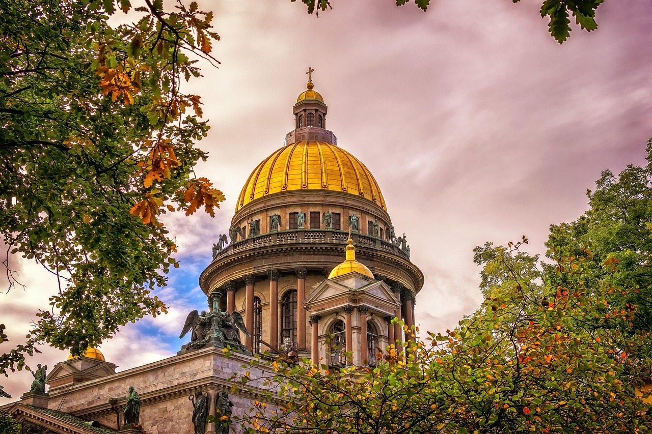 Saint isaac's cathedral, church, dome, saint petersburg, russia, cathedral, gilded, architecture, orthodox, religion, building, christianity, historic, world heritage, museum, landmark, church, russia