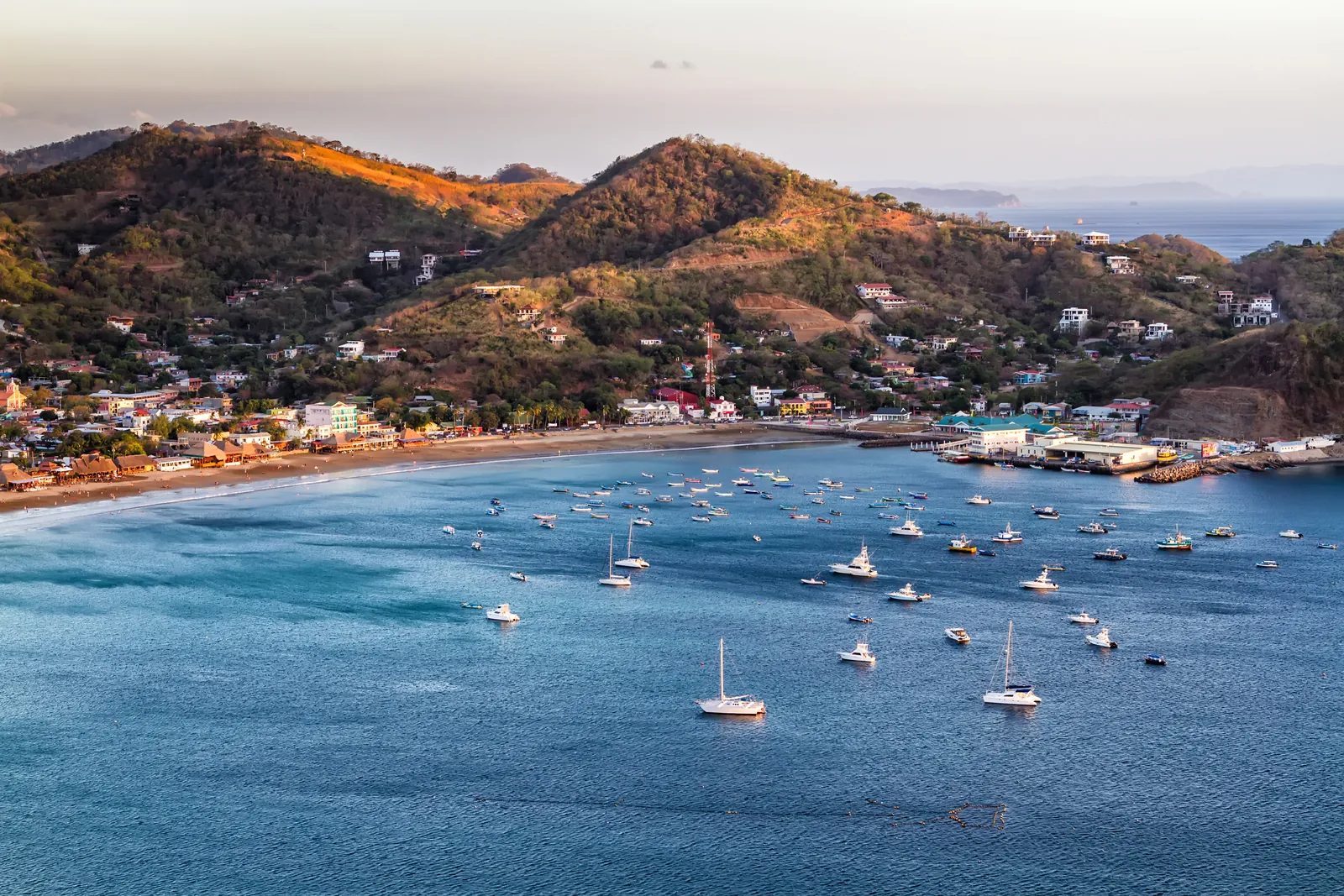 View Of San Juan Del Sur From The Local Mountain Hill, Nicaragua