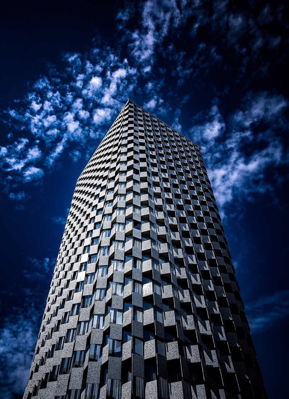 Architecture, building, city, tower, travel, modern, skyline, nature, europe, summer, skyscrapers, glass, tirana albania, blue glass, blue glasses