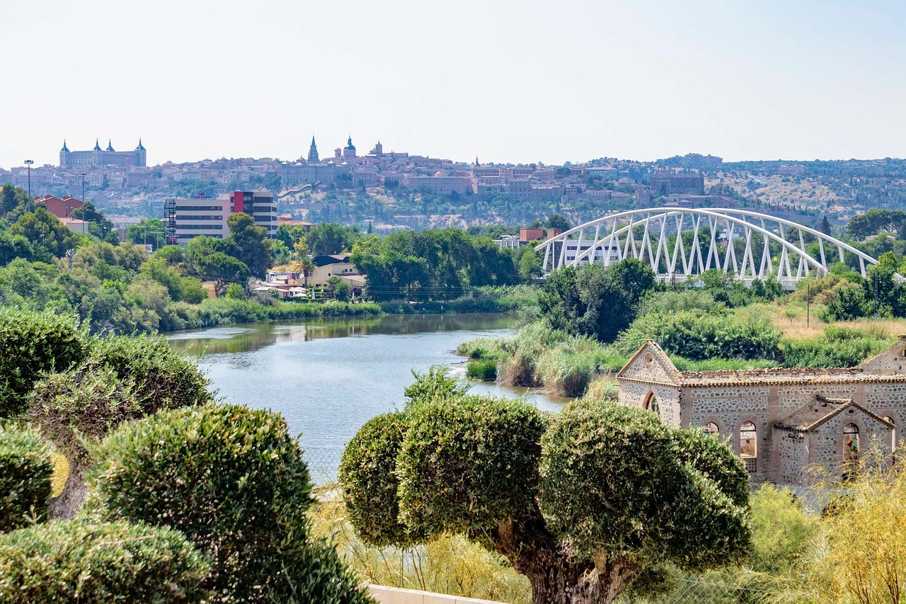 River, bridge, buildings, skyline, architecture, toledo, spain, toledo, toledo, toledo, toledo, toledo