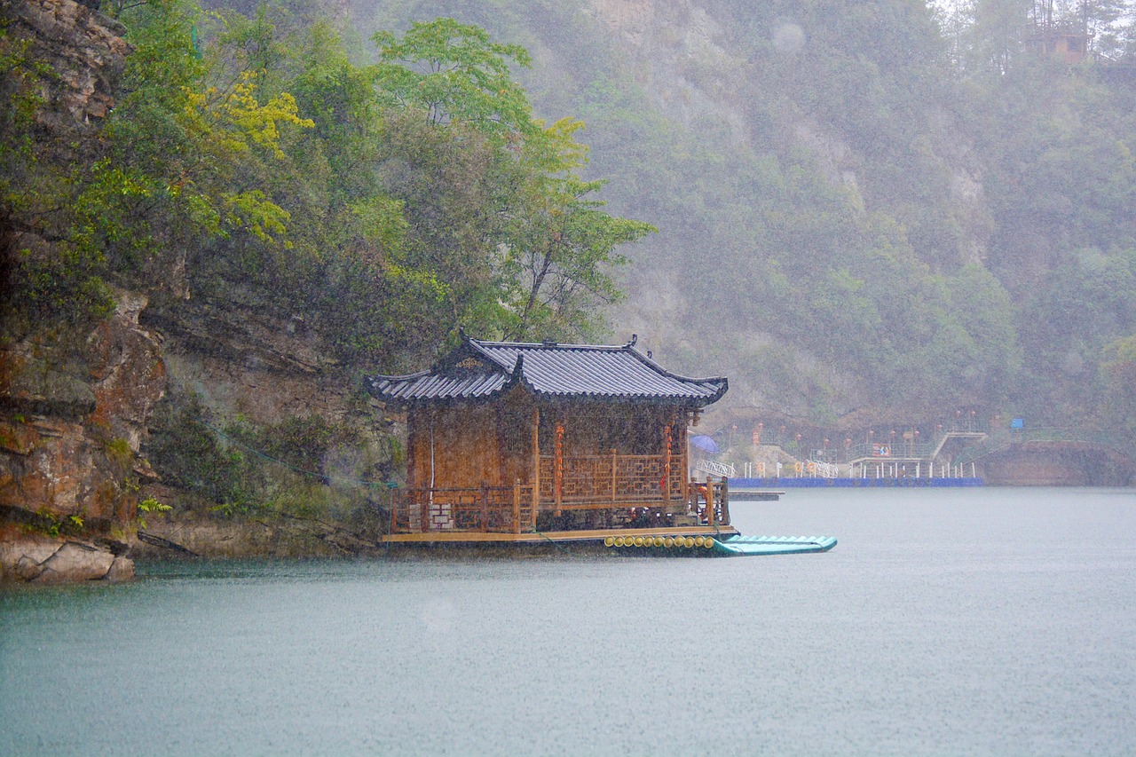 Lake, baofeng, zhangjiajie, nature, china, landscape, mountain